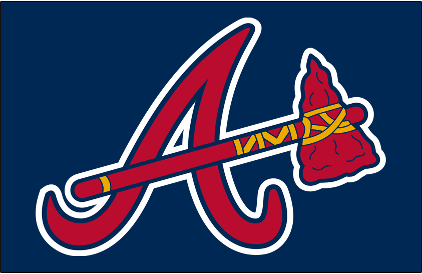 Atlanta Braves 2007-2017 Cap Logo fabric transfer